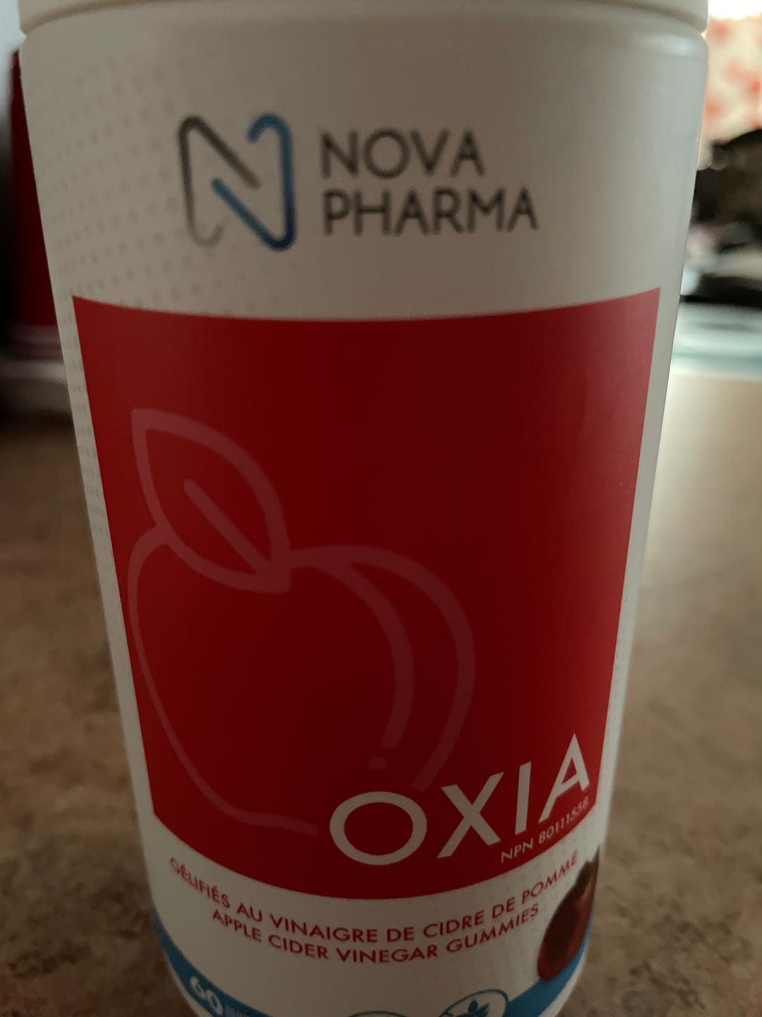 Customer photo review of Nova Pharma - Oxia Vinaigre de cidre de pomme (60 jujubes)