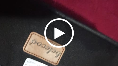 Customer video review of Stick-In clothing labels