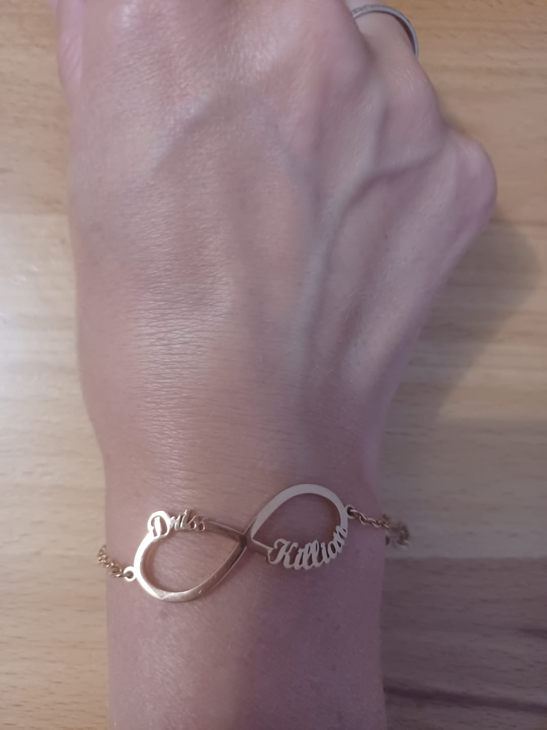 Customer photo review of Bracelet Infini