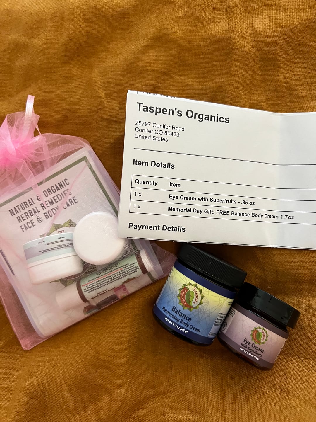 Customer photo review of Eye Cream with Superfruits