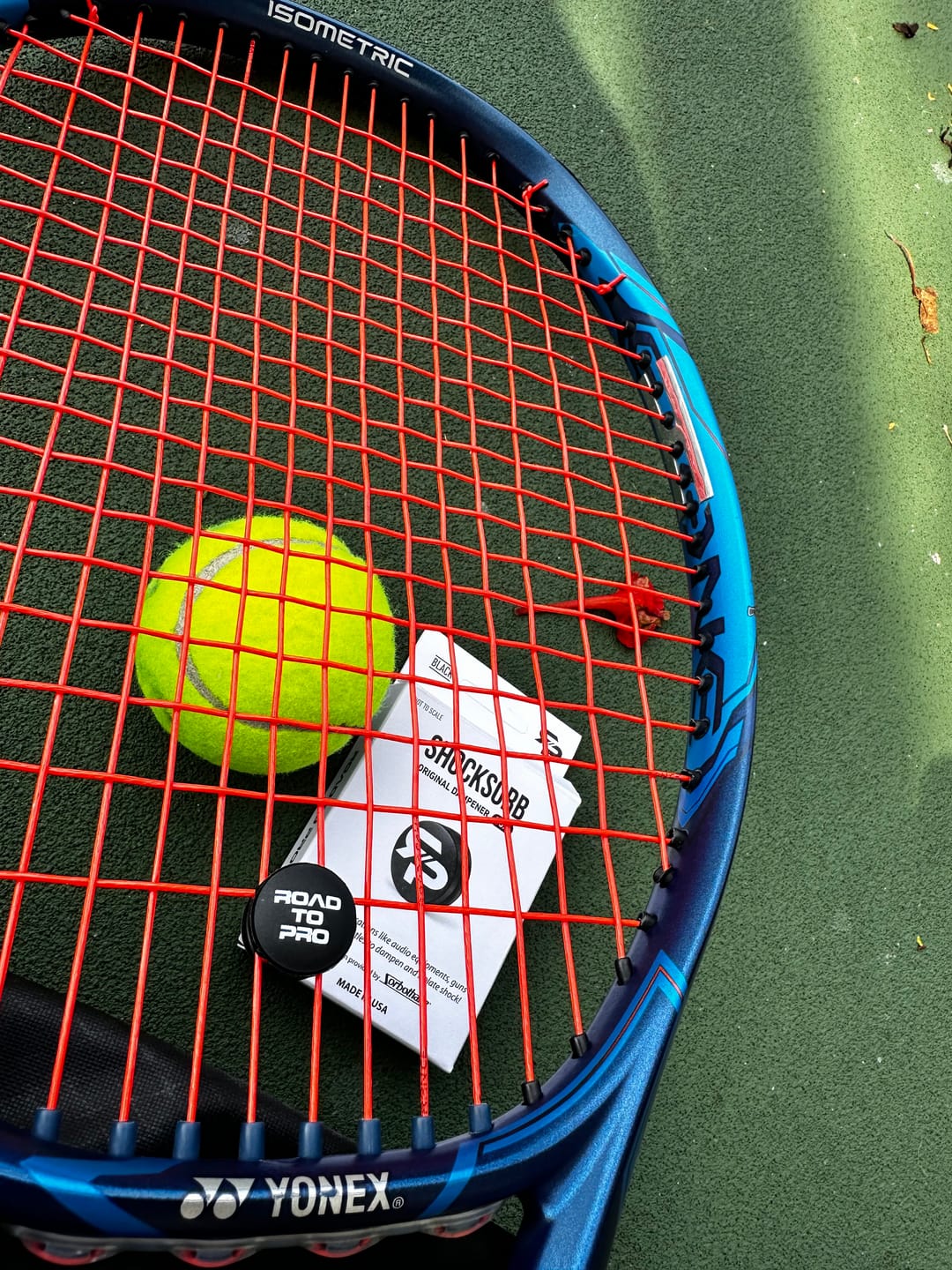Customer photo review of NEW RTP SHOCKSORB DAMPENER V3 - The only dampener made for pain relief and performance.