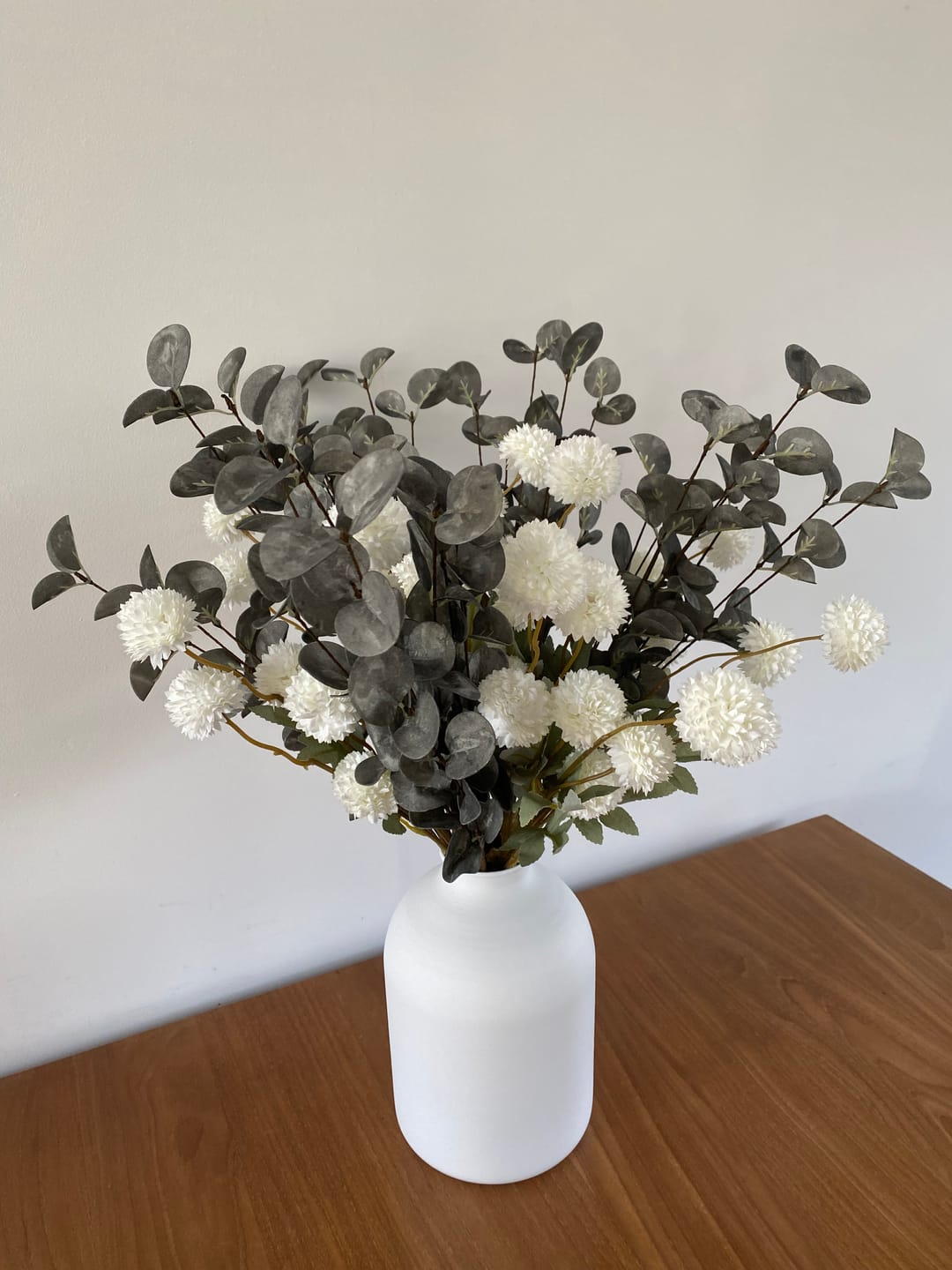 Customer photo review of Samengesteld boeket - Groen & Wit