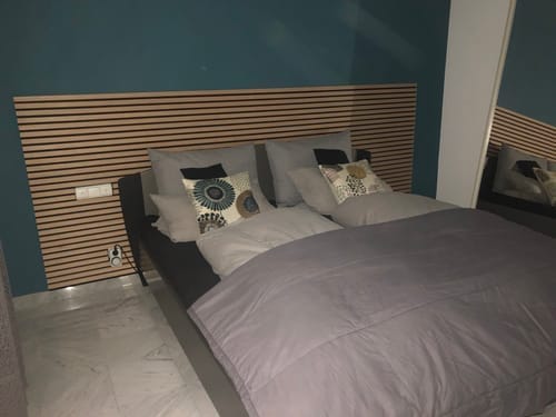 Customer photo review of Akustikpaneele Rustikale Eiche - 300 cm x 60 cm