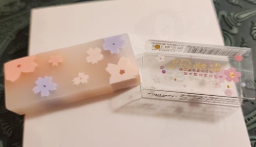 Customer photo review of Sakura Hanami Eraser