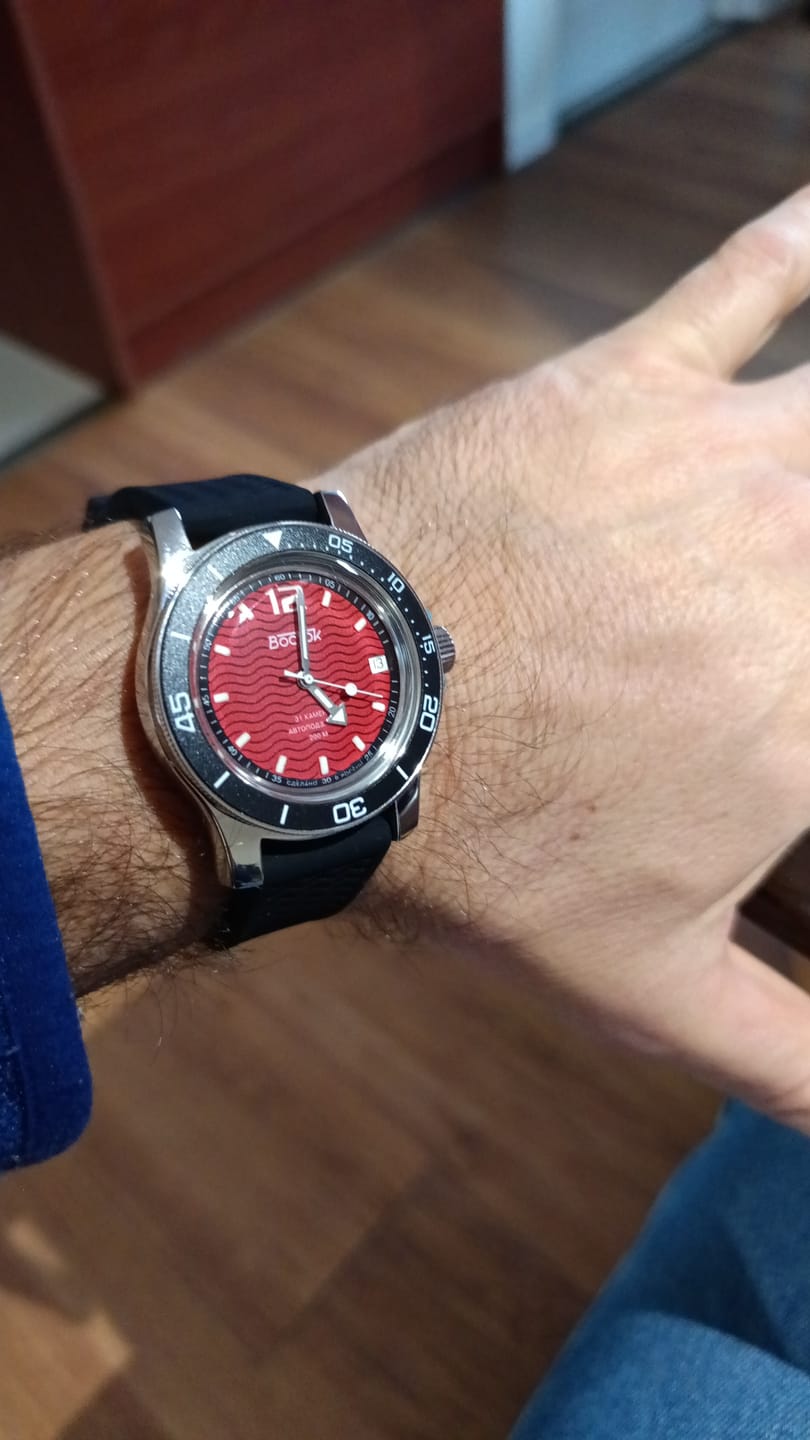 Customer photo review of Reloj Vostok Amphibia 13043А Automático Buceo Made in Russia 43,8mm [EXCLUSIVO]