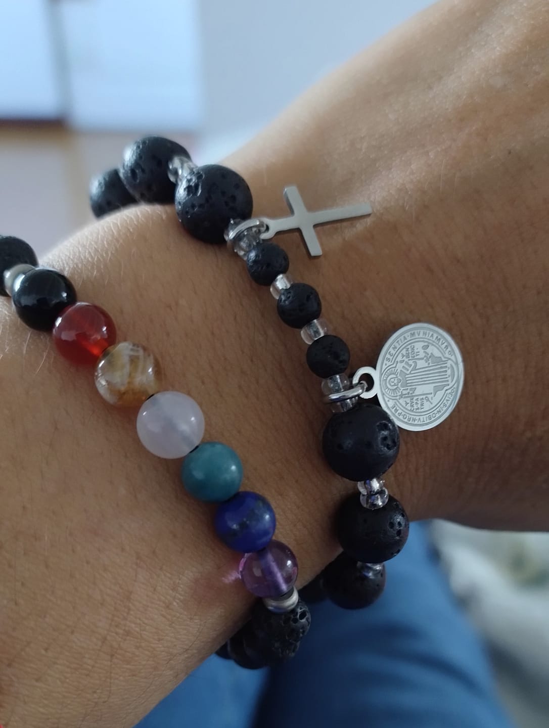 Customer photo review of Decenarios San Benito - Piedras Naturales y Dije Inoxidable