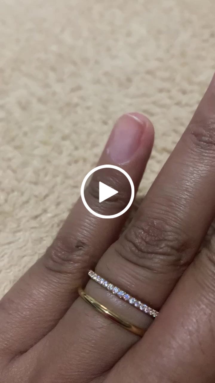 Customer video review of Anel Vienne Duplo Banhado em Ouro 18k