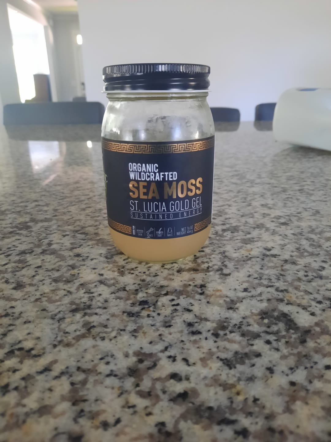 Customer photo review of St Lucia Gold Sea Moss Gel