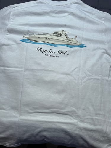 Customer photo review of Custom Cotton Basic Men's T-Shirts