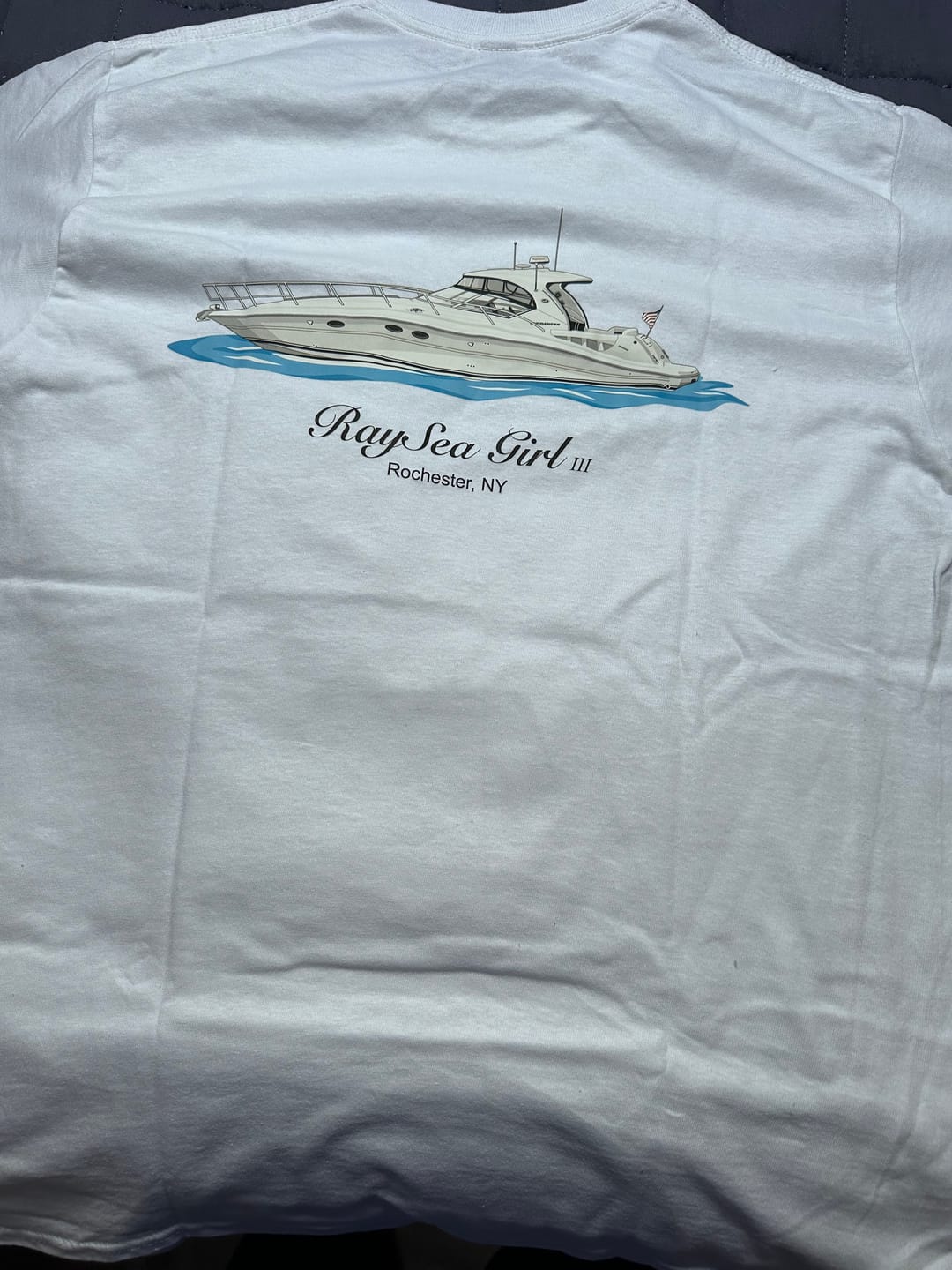 Customer photo review of Custom Cotton Basic Men's T-Shirts