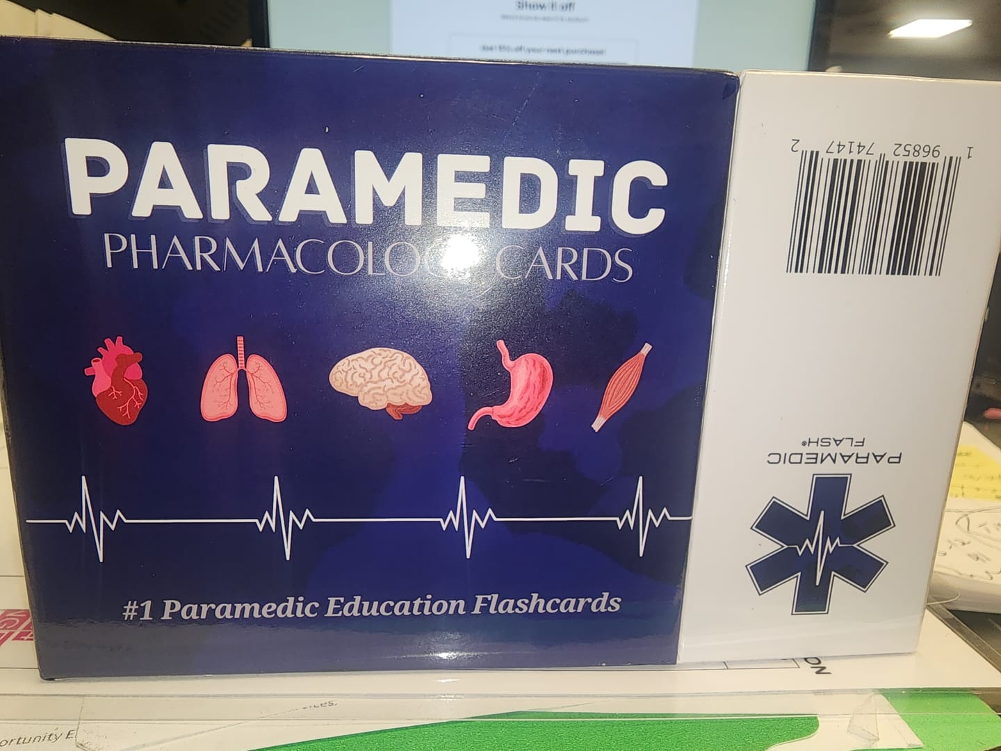 Customer photo review of Paramedic Pharmacology Cards