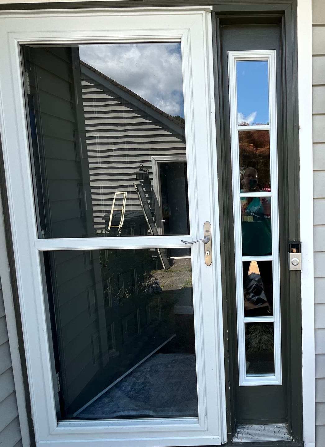 Customer photo review of Clear 5 Lite Glass and Frame Kit (Full Sidelite)