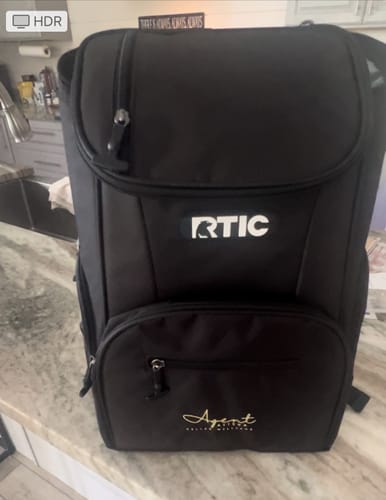 Customer photo review of Lightweight Backpack Cooler | 15 Can