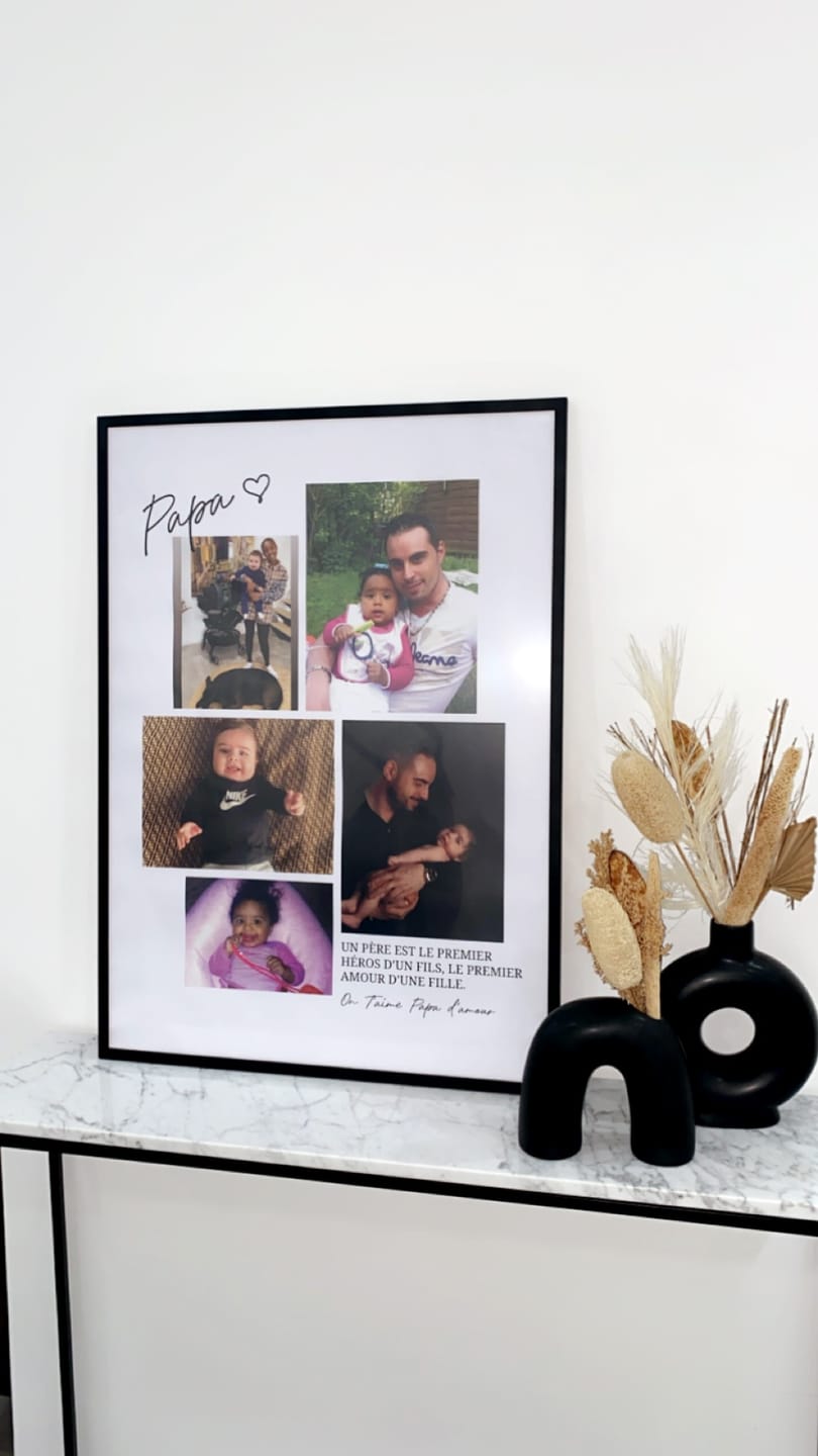 Customer photo review of Mosaïque Papa - Affiche 5 Images