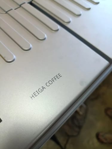 Customer photo review of Mini PrintPeak Handheld Inkjet Printer - Perfect for Curved Surfaces