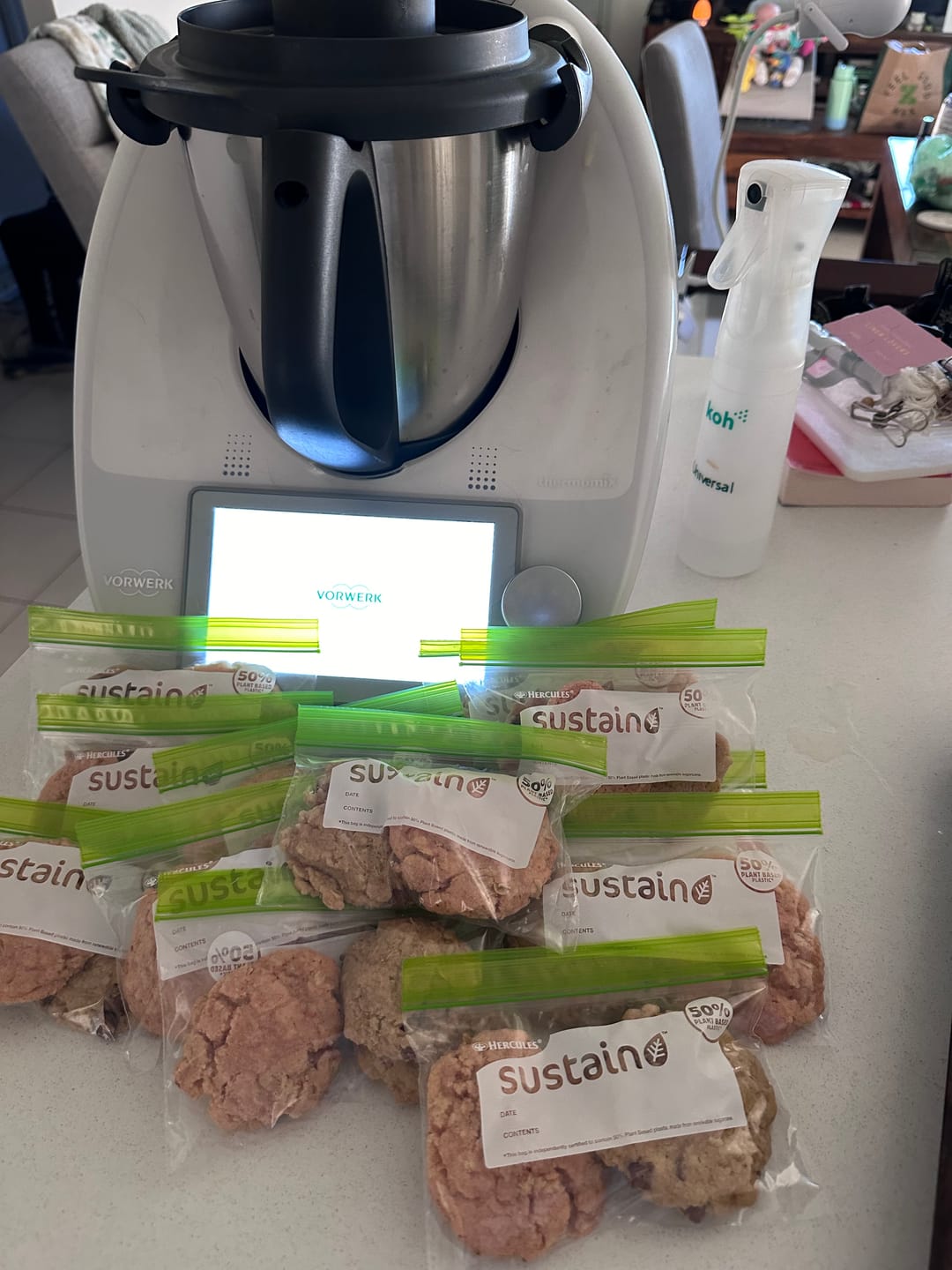 Customer photo review of White Choc and Macadamia Nut Packet Mix