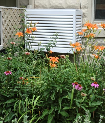 Customer photo review of Mini-Split AC Cover - White