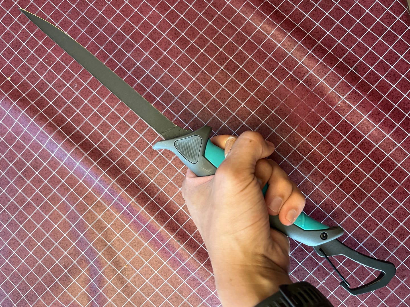 Customer photo review of Stowaway Folding Filet Knives