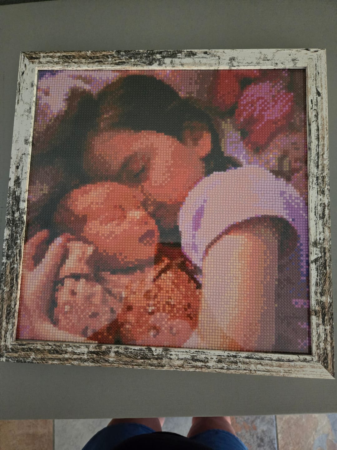 Customer photo review of Custom Diamond Painting