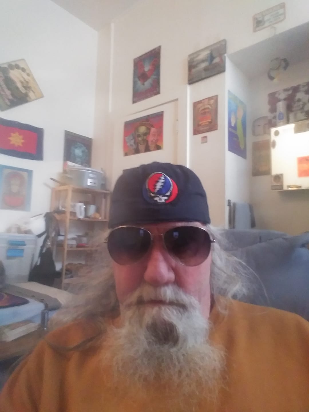 Customer photo review of Grateful Dead Steal Your Face Cap