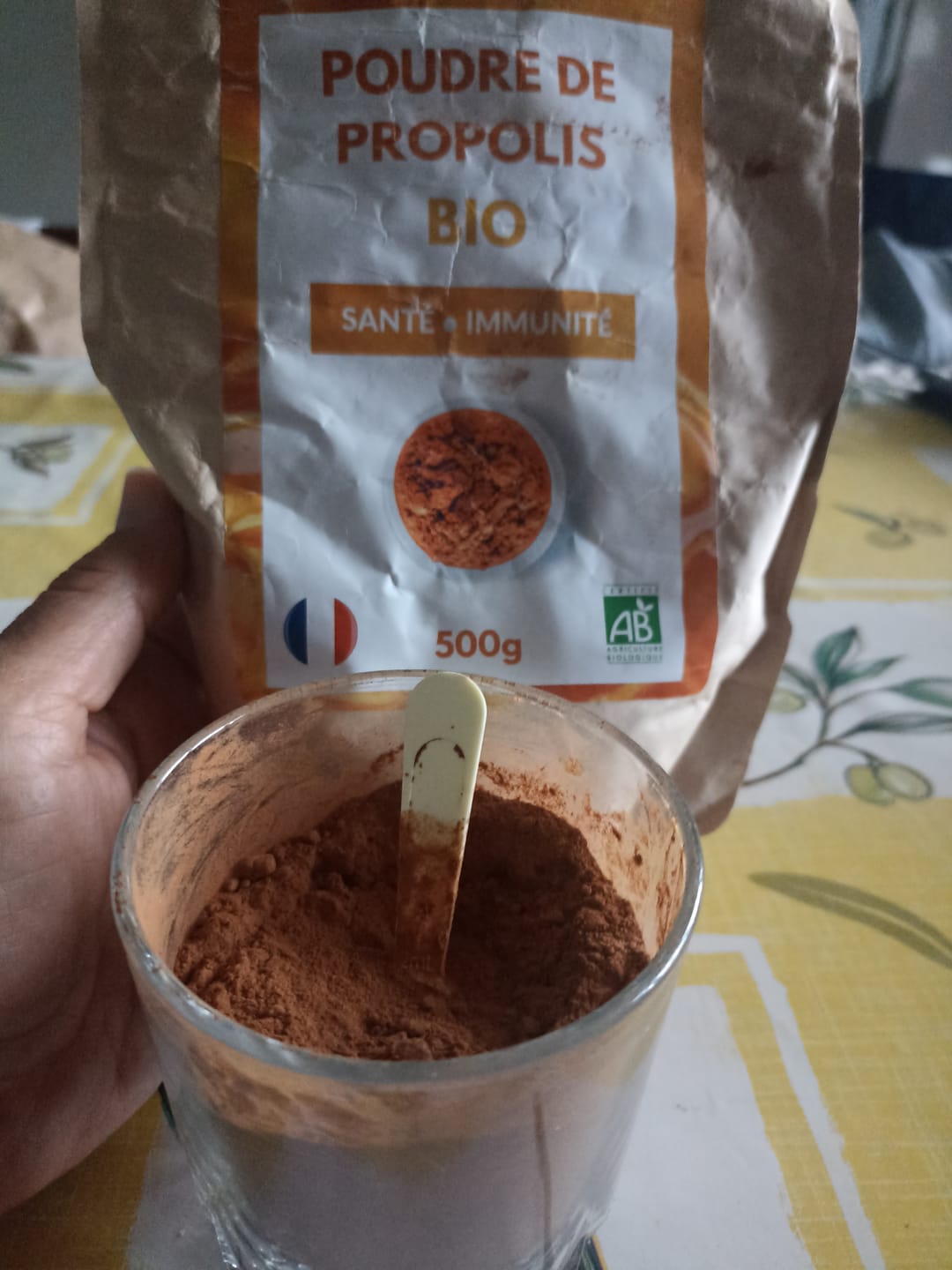 Customer photo review of PROPOLIS BIO (EN POUDRE)