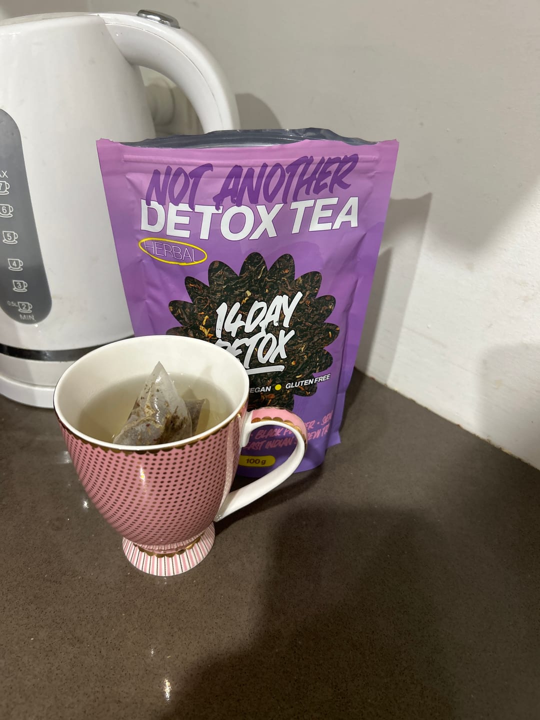 Customer photo review of 14 Day Detox Tea + FREE SHIPPING $110+