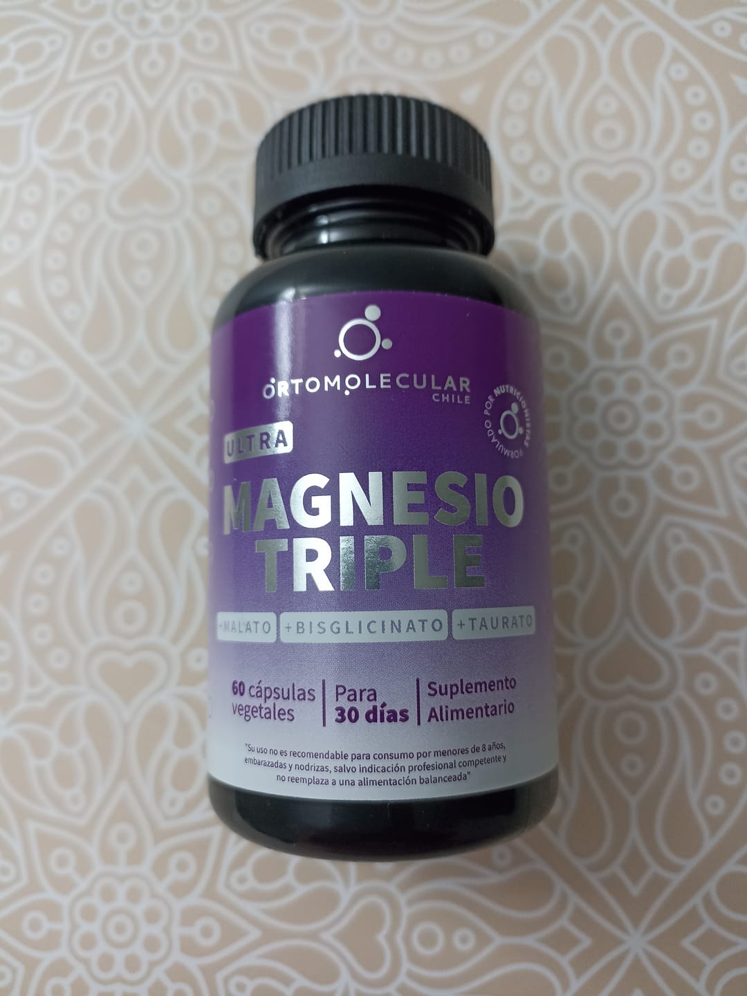 Customer photo review of Ultra Magnesio Triple-60 cáps