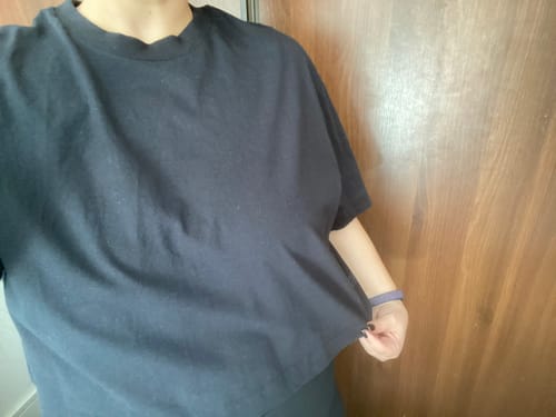 Kissia D. review of T-shirt Cropped Antúrio Preta image 1 out of 1