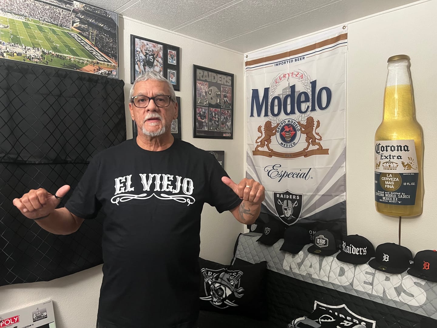 Customer photo review of The Original El Viejo Old School Tee
