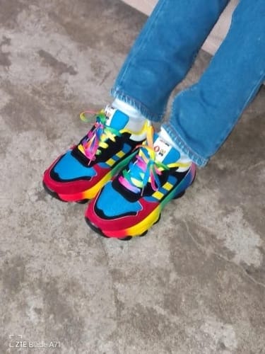 Customer photo review of Deluxor™ - Orthopädische Wanderschuhe White