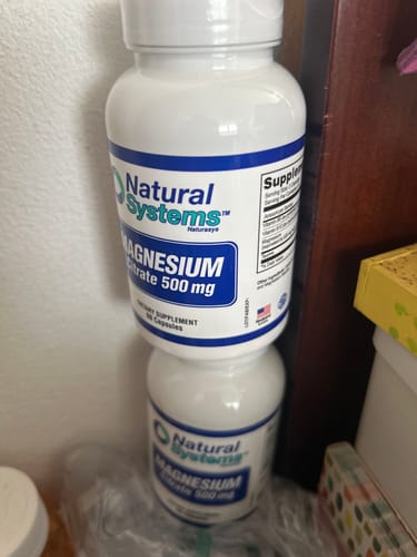 Customer photo review of Complejo de Citrato de Magnesio - 500 mg