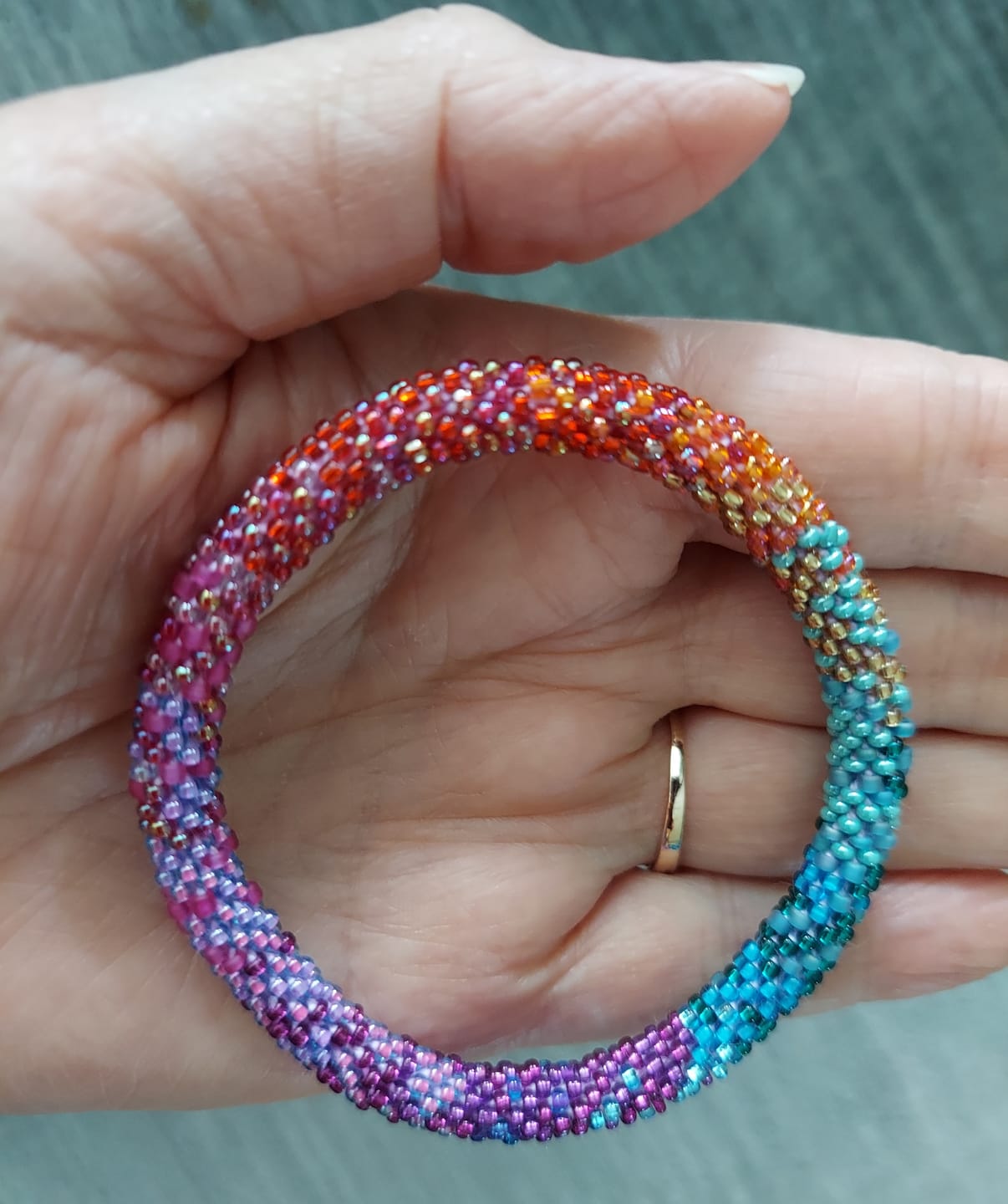 Customer photo review of Autumn Rainbow Ombré