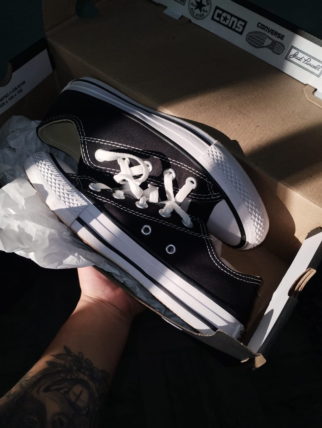 Customer photo review of Zapatillas Converse Chuck Taylor Core Negro
