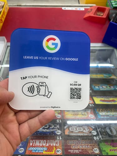 Customer photo review of Google Reviews - Plate