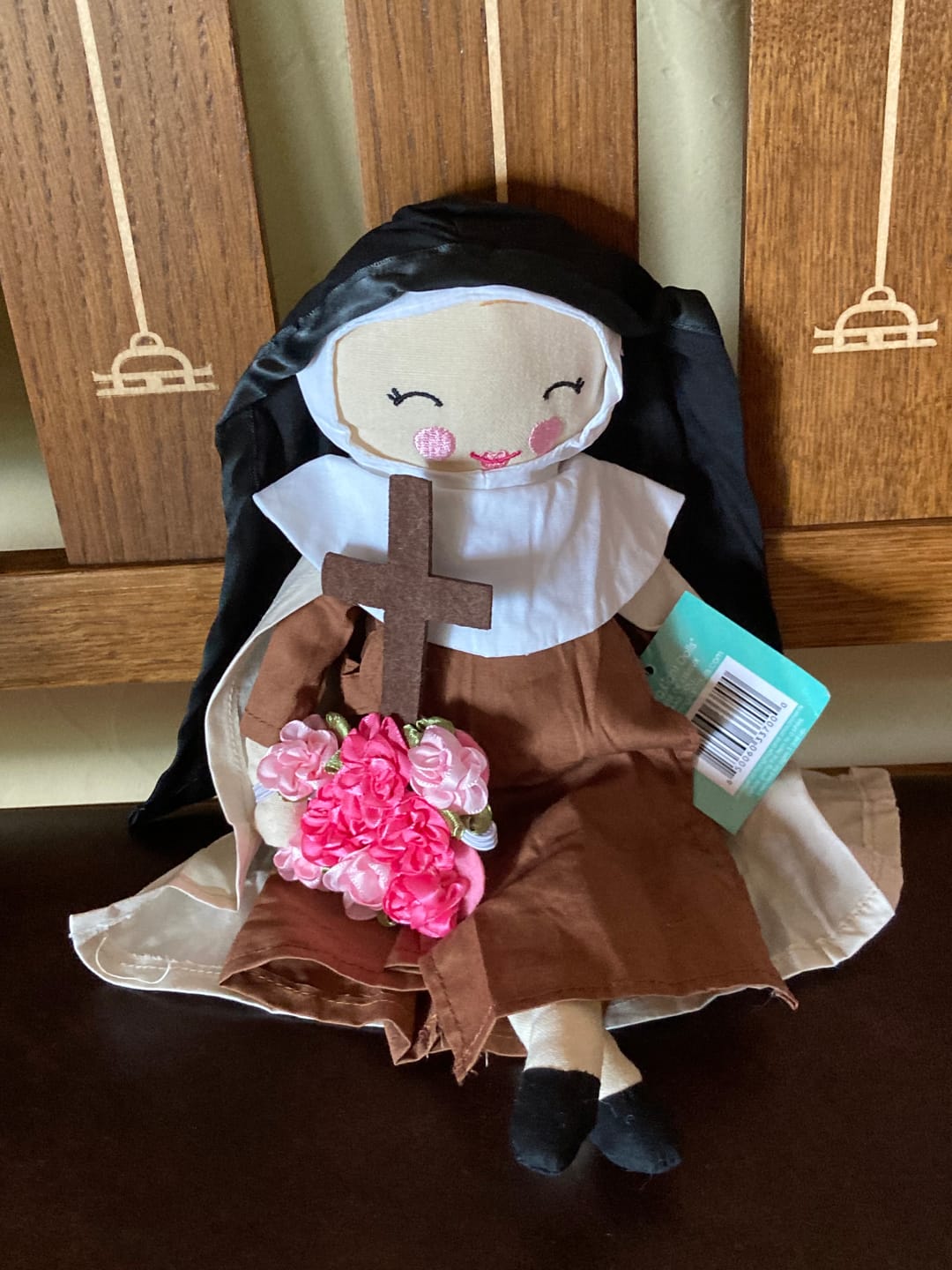 Customer photo review of St. Thérèse of Lisieux Rag Doll