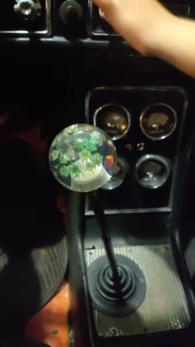 Customer photo review of Crystal JDM Flower Shift Knob