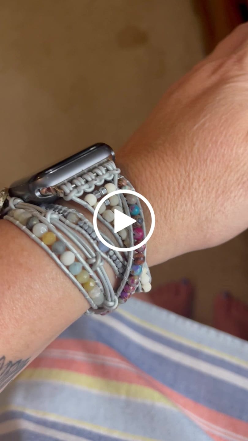 Customer video review of Healing Turquoise Protection Apple Watch Strap