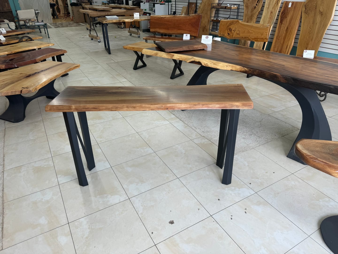 Customer photo review of Console Table Legs 28H 11W Modern Furniture steel Legs 210 Norah