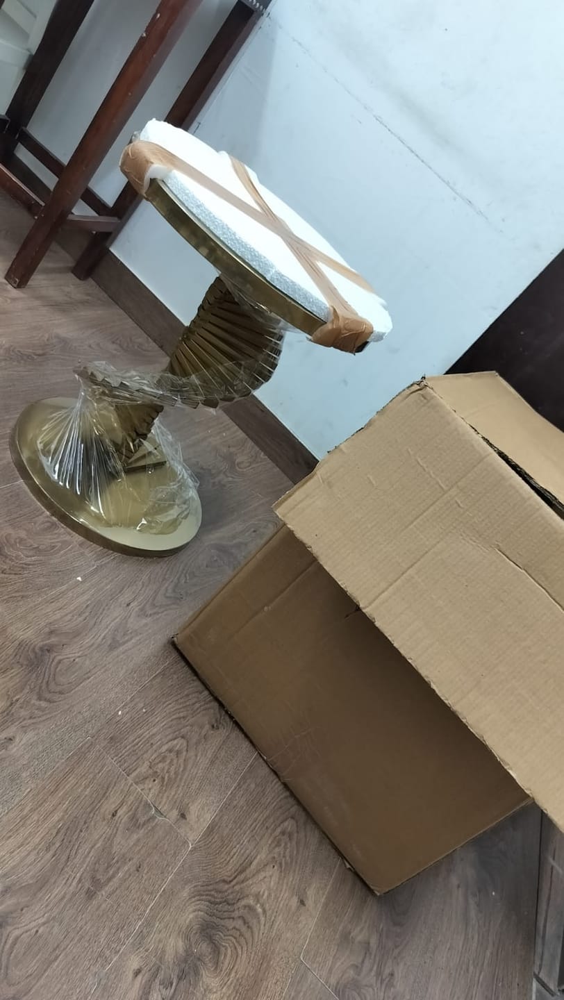 Customer photo review of Scarlett Gold Table