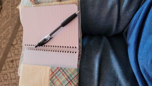 Customer photo review of Sunshine and Sweet Tea Make Note Notebook  - made by Janette