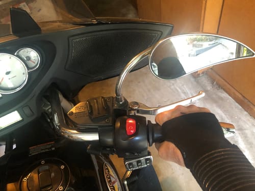 Customer photo review of Motorcycle Wrist Support - Ride Without Wrist Pain