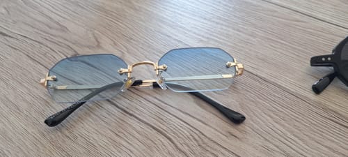 Customer photo review of משקפיי שמש טכנו טורקיז