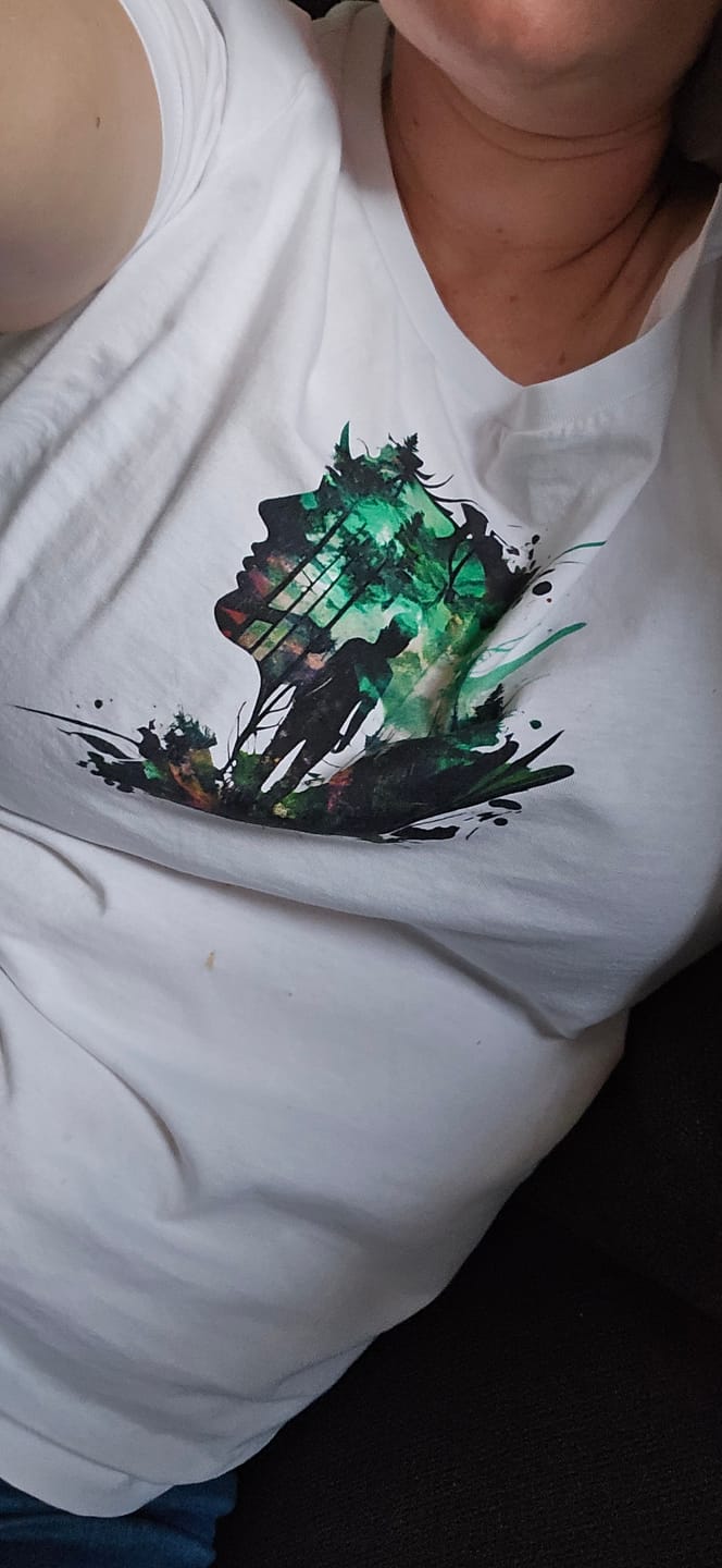Customer photo review of Waldkopf - Damen Premium Organic Shirt