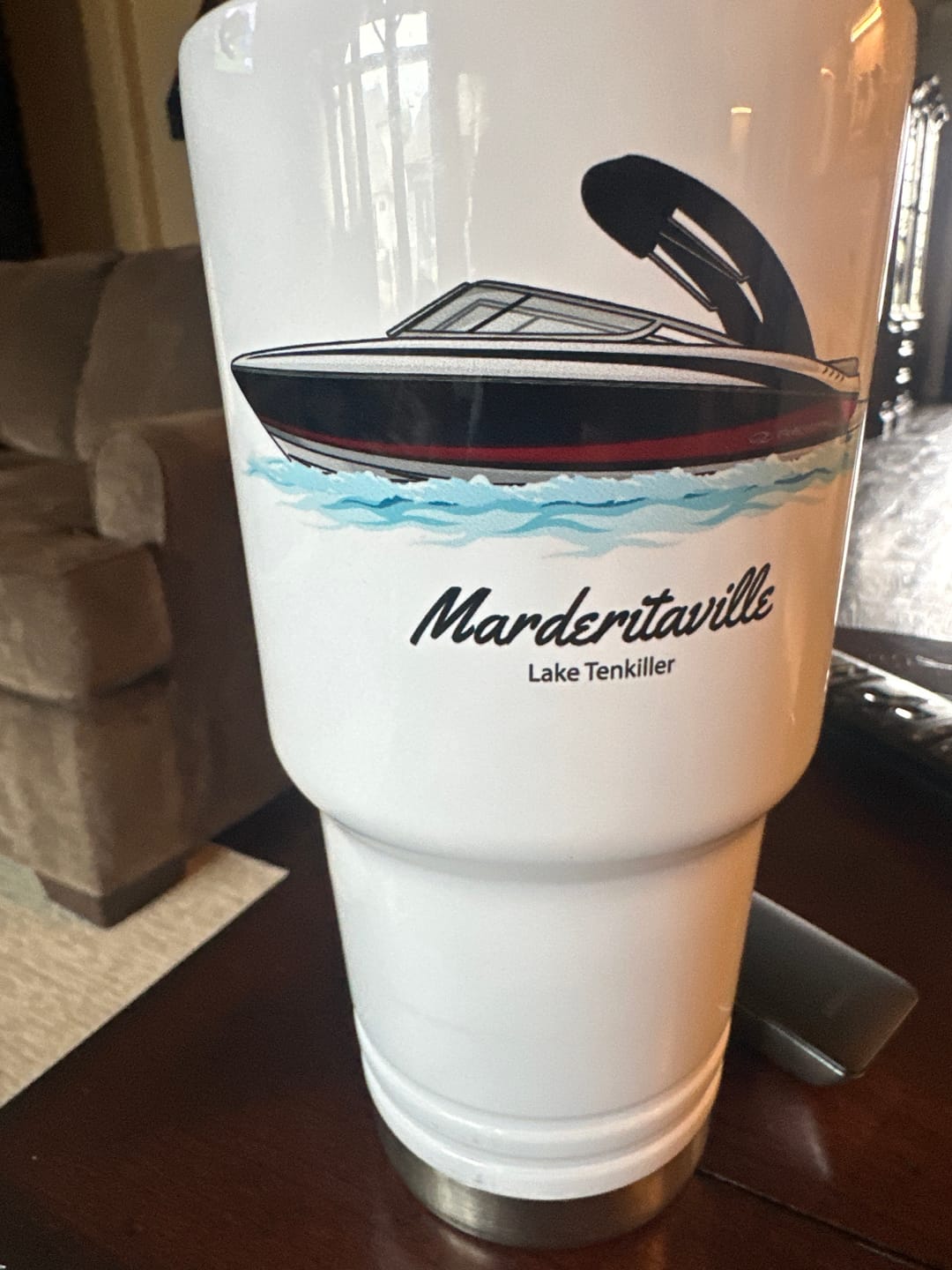 Customer photo review of Custom 30 oz XL Insulated Tumbler