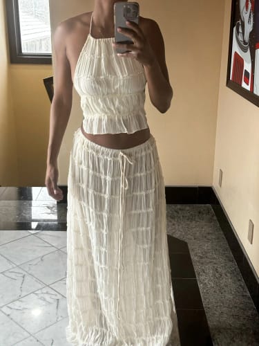 Customer photo review of Camille - eleganter Zweiteiler für den Sommer