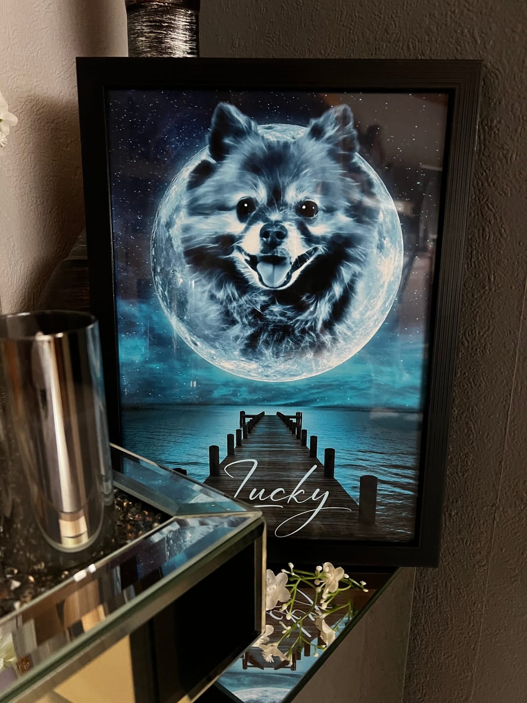 Customer photo review of Personalisiertes Portrait - Mond Stil