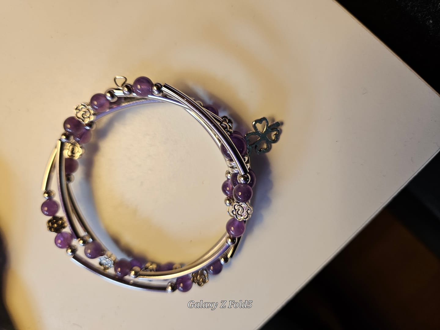 Customer photo review of Bracelet "Chance" en Pierres Naturelles