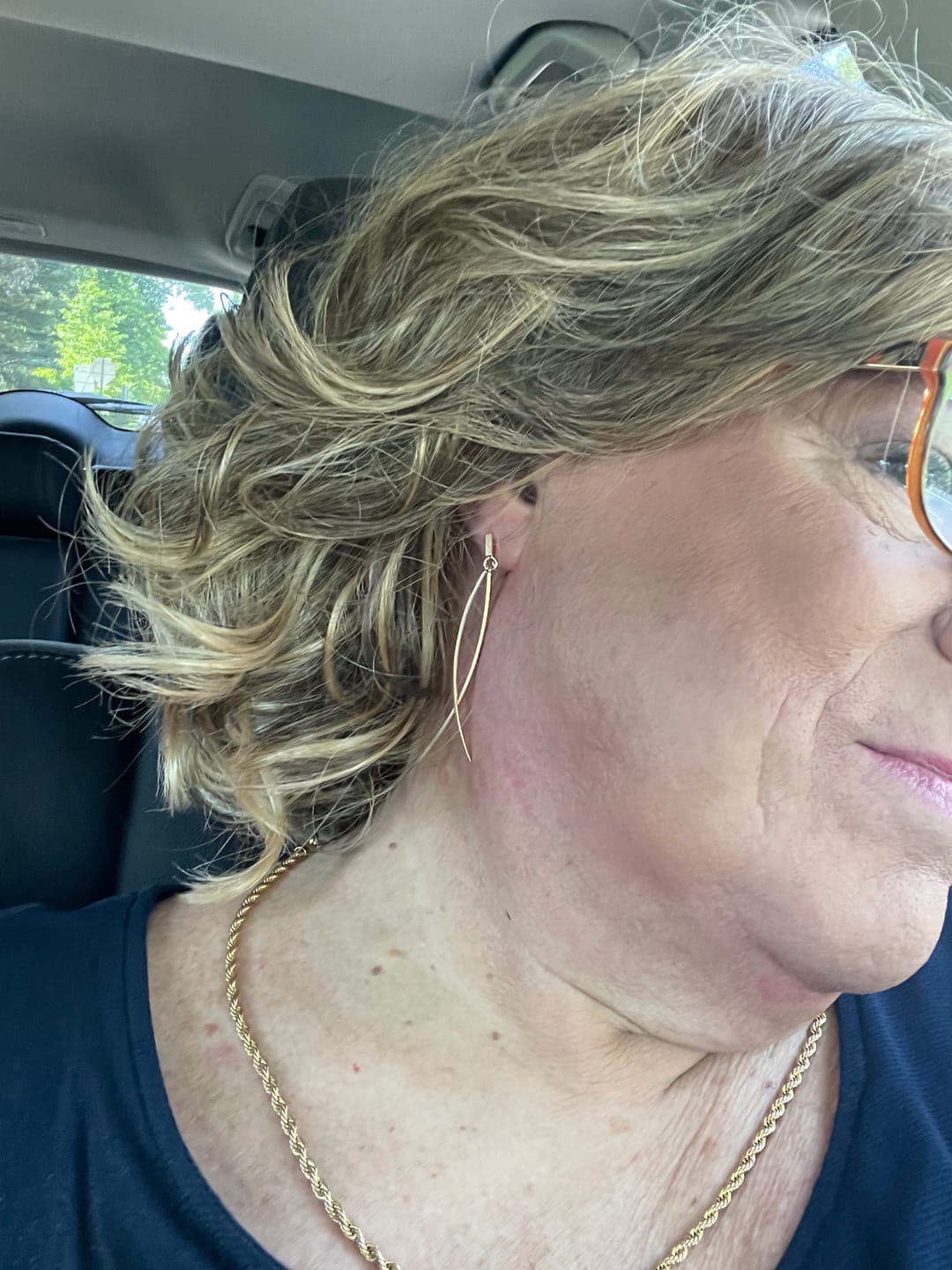 Customer photo review of Scarlett Clip On Earrings