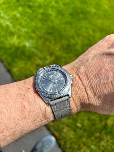 Customer photo review of Matte Grey Alligator