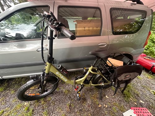 Customer photo review of Engwe L20 SE 250W 20" Foldable Electric Trekking Bike 15.6Ah Step-through E-bike [Pre-Order]